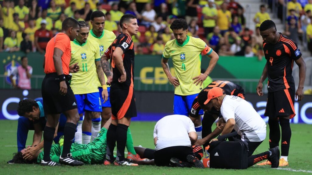 أليسون حارس ليفربول يغادر منتخب البرازيل بسبب الإصابة بارتجاج في المخ. 1 ينسحب أليسون ليفربول من فرقة البرازيل بالارتجاج