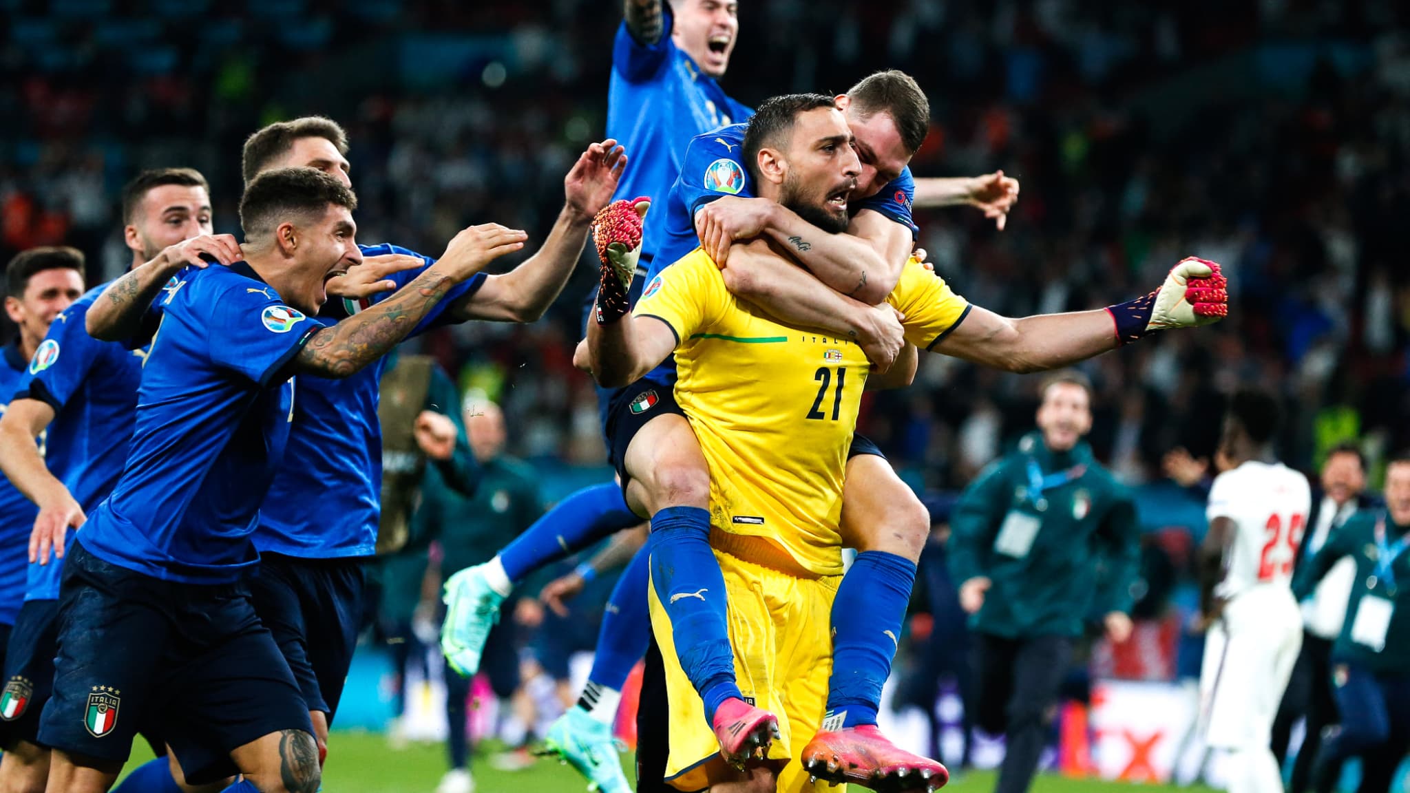 "بالفعل-Vu" ، Donnarumma Italy الشهيرة بتذكر Euro 2021
