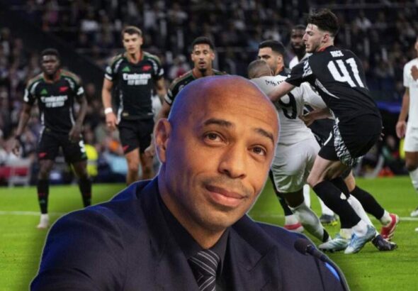 الأسطورة الفرنسية تييري هنري يُلقي باللوم على ثلاثي ريال مدريد بعد الخروج الكارثي أمام أرسنال في دوري الأبطال!