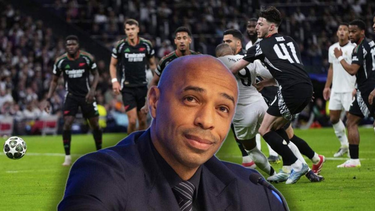 الأسطورة الفرنسية تييري هنري يُلقي باللوم على ثلاثي ريال مدريد بعد الخروج الكارثي أمام أرسنال في دوري الأبطال!