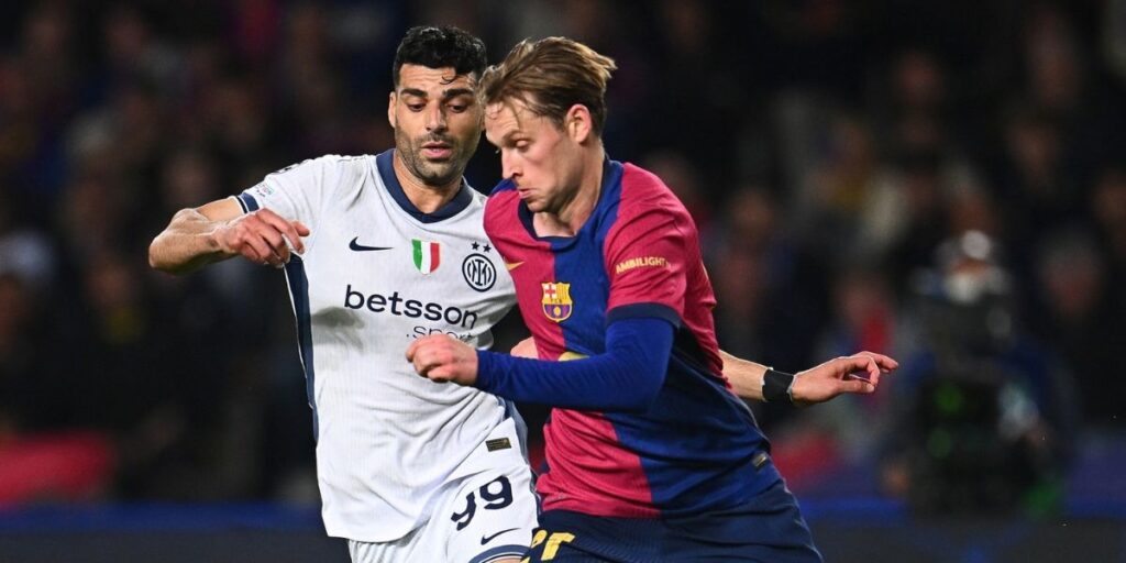 موعد وتفاصيل البث لقمة برشلونة وإنتر ميلان في إياب دوري أبطال أوروبا 1 الموعد والقنوات الناقلة لقمة برشلونة وإنتر ميلان في إياب أبطال أوروبا