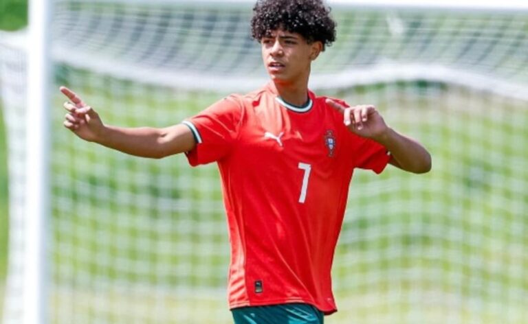 Ronaldo's Son, Cristiano Jr Makes Portugal Debut In 4-1 Win Against Japan U-15