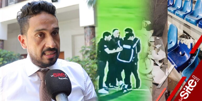 الكلايبي يتحدث عن إصلاح خسائر “دونور” جراء الشغب والاعتداء على حامل الكرات في لقاء الوداد والجيش الملكي- فيديو
