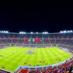 ملعب محمد الخامس في المغرب، أحد الملاعب الرئيسية لاستضافة مباريات كأس الأمم الأفريقية 2025