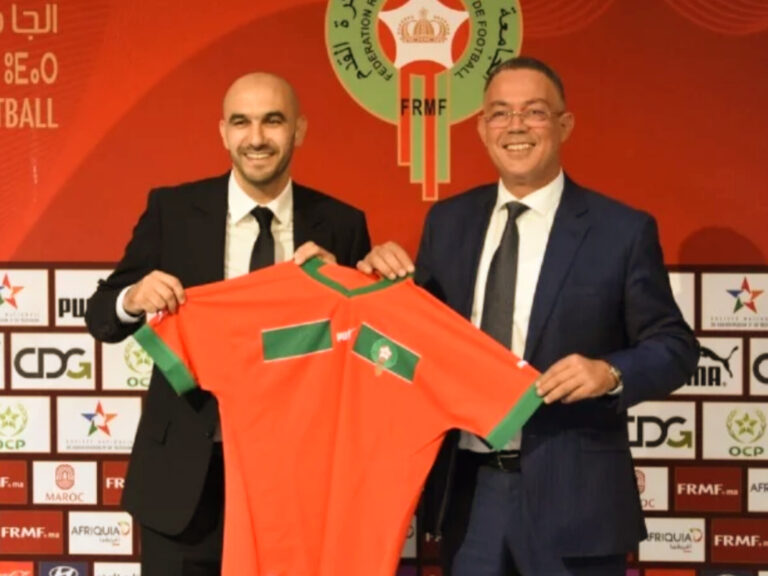 لقجع يحسم في إقالة وليد الركراكي قبل استعدادًا لـ"كان 2025" بالمغرب