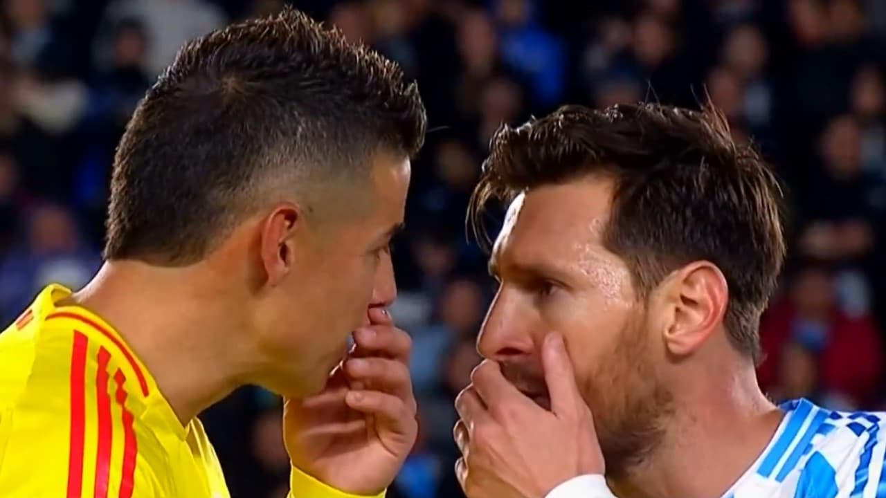 "Tu as dit qu'on a été aidé en finale", la remarque très rancunière de Lionel Messi à James Rodriguez
