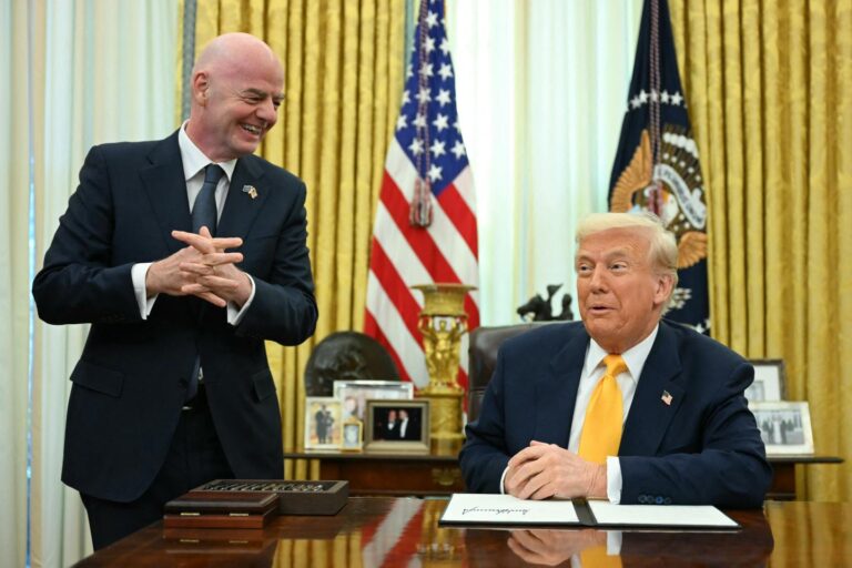 Donald Trump et Gianni Infantino, une « bromance » à la Coupe du monde des clubs