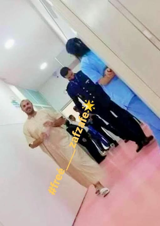 ناصر الزفزافي في زيارة لأبيه