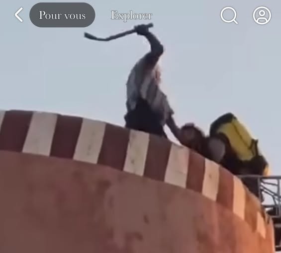 موقف خطر في المدينة