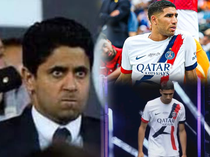 حكيمي في مباراة مع PSG