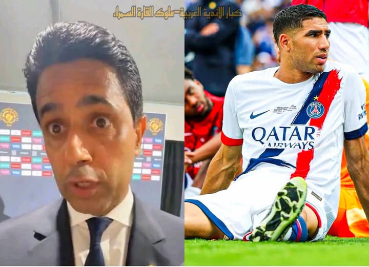 أشرف حكيمي في مباراة باريس سان جيرمان