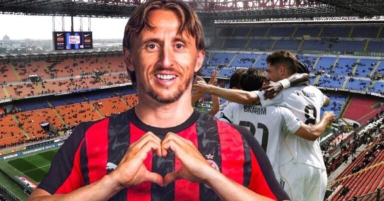 مودريتش يحرك الأمور داخل ريال مدريد.. ويدعم انتقال نجم الفريق الشاب إلى ميلان الصيف الجاري!