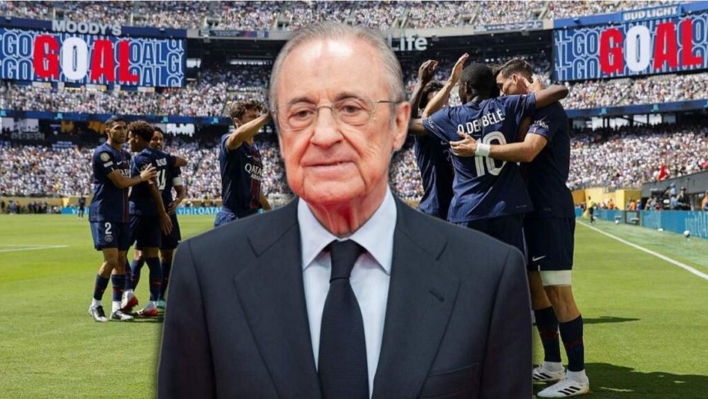 فلورنتينو بيريز يُعبّر عن دهشته من أداء نجم باريس سان جيرمان ويطالب الخليفي بسرعة التفاوض! 1 فلورنتينو بيريز يُبدي ذهوله من أداء نجم باريس سان جيرمان… ويطلب من الخليفي التفاوض فورًا!
