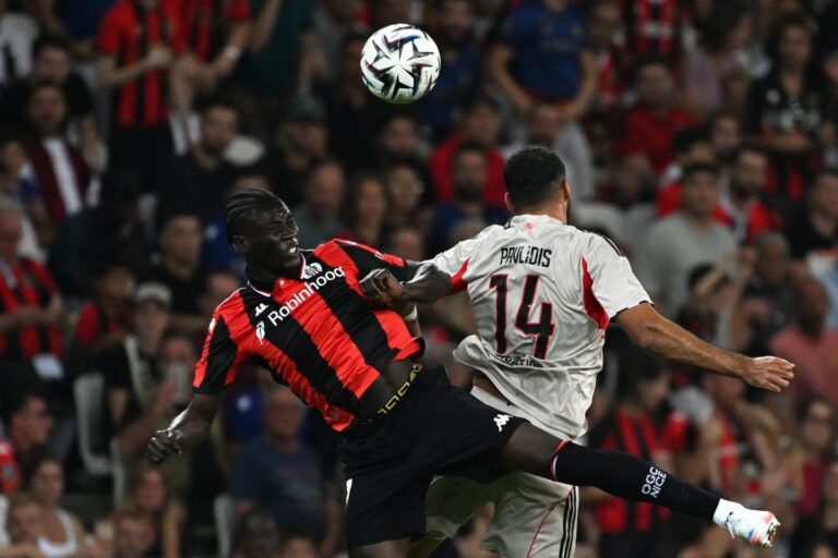 l’OGC Nice mal embarqué après sa défaite (0-2) à domicile contre Benfica