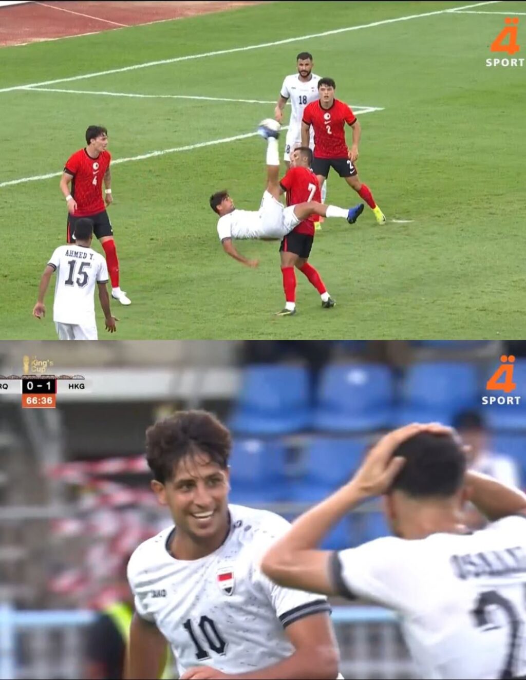 تاريخ الرياضة يشهد أول مقصية أكروباتية تُسجل باسم لاعب عراقي مبدع! 1 تاريخ الرياضة يشهد أول مقصية أكروباتية تُسجل باسم لاعب عراقي مبدع!