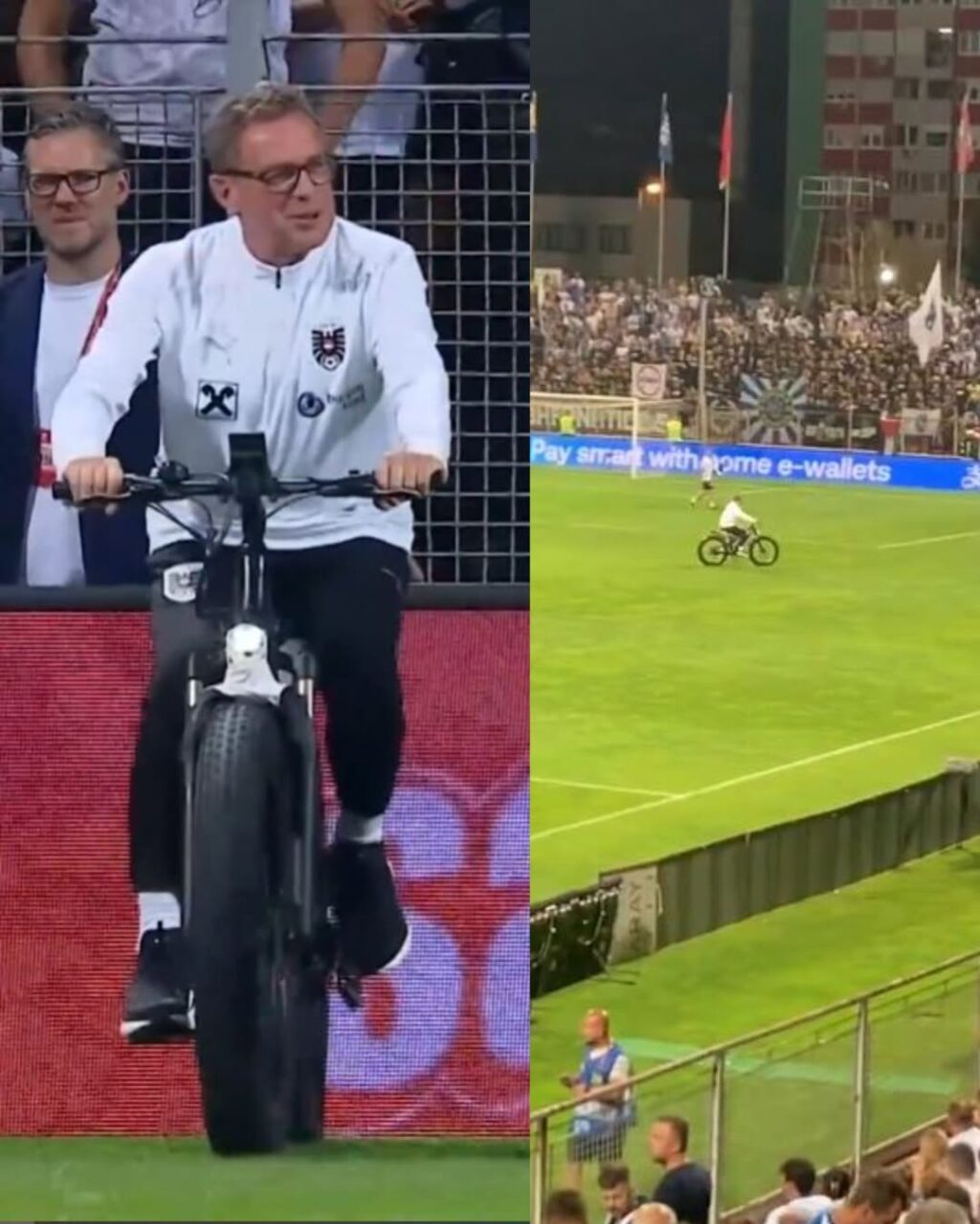 أغرب لحظة في تاريخ كرة القدم: رالف رانجنيك، مدرب النمسا، يبتكر طريقة جديدة مذهلة.