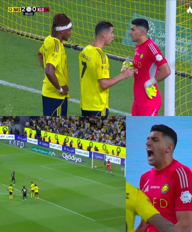 في تاريخ الدوري السعودي، كريستيانو رونالدو ينجح في صد ركلة جزاء ويحافظ على شباك النصر من استقبال الأهداف.