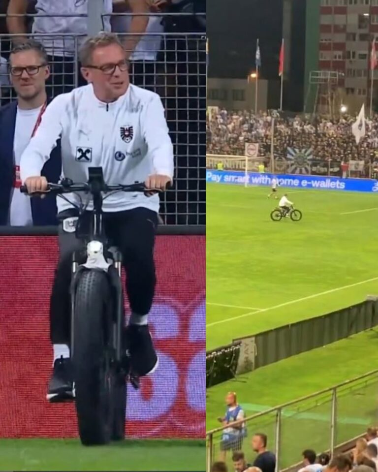 أغرب وأطرف لحظة في تاريخ كرة القدم: رالف رانجنيك، مدرب النمسا، يبتكر...
