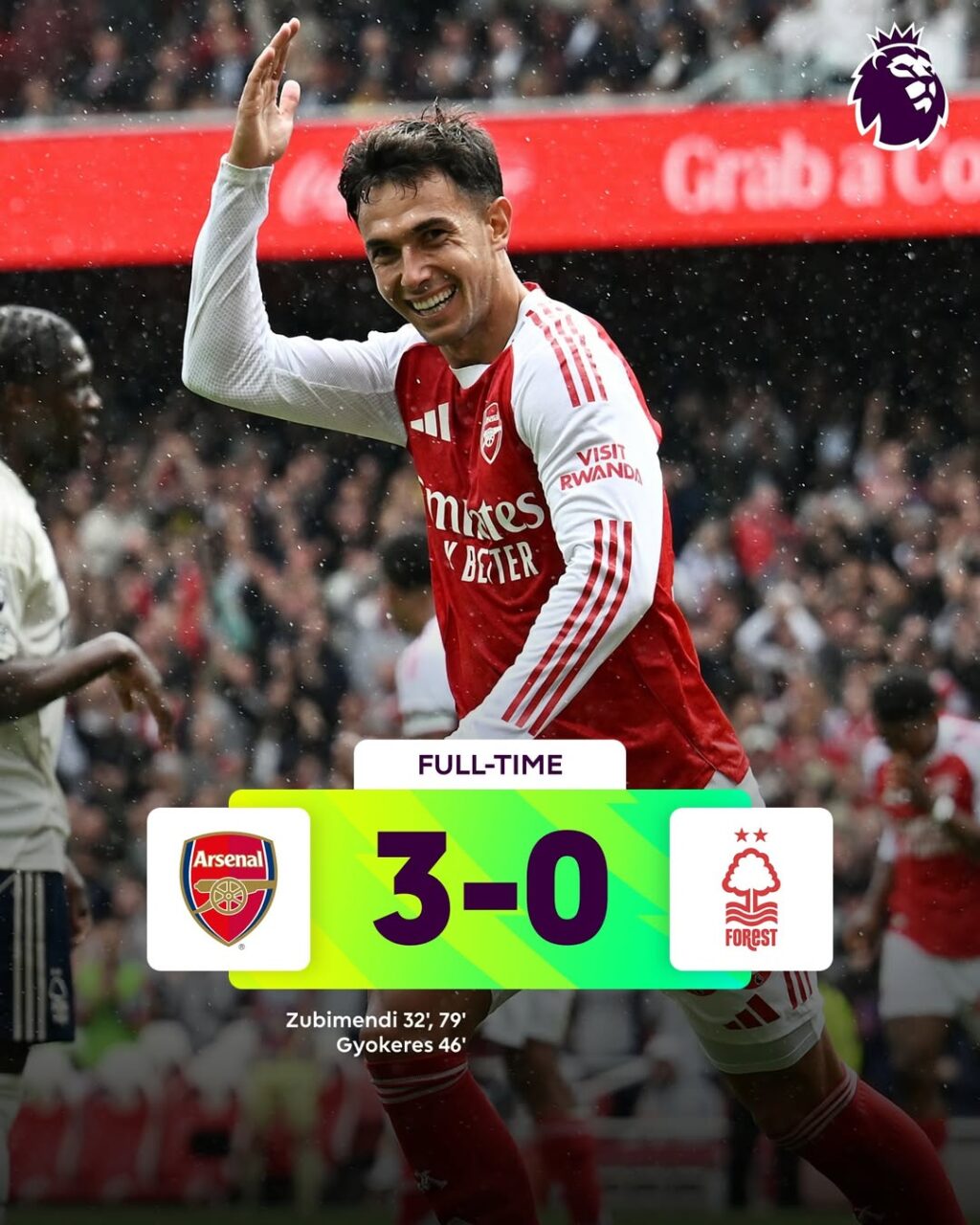 أرسنال يتصدر الدوري الإنجليزي الممتاز بعد انتصاره الحاسم! 1 أرسنال يتصدر الدوري الإنجليزي الممتاز بعد انتصاره الحاسم!