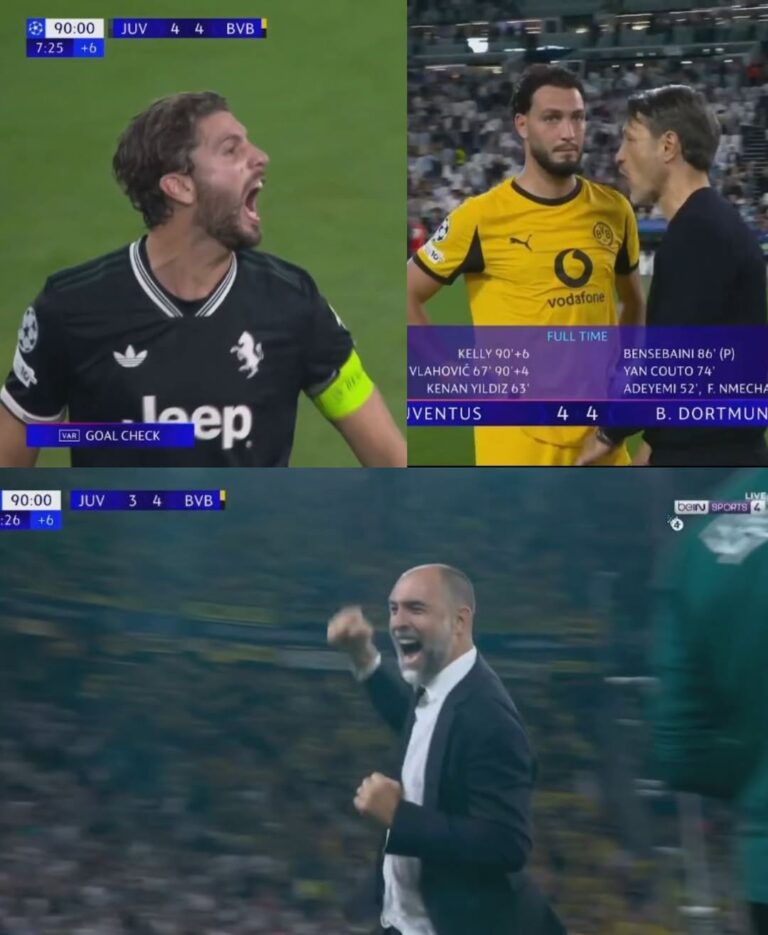 مواجهة مثيرة مليئة بالتشويق والدراما بين يوفنتوس وبوروسيا دورتموند في مباراة لا تُنسى!
