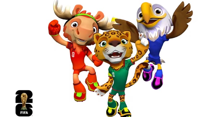 voici les mascottes de la Coupe du monde 2026
