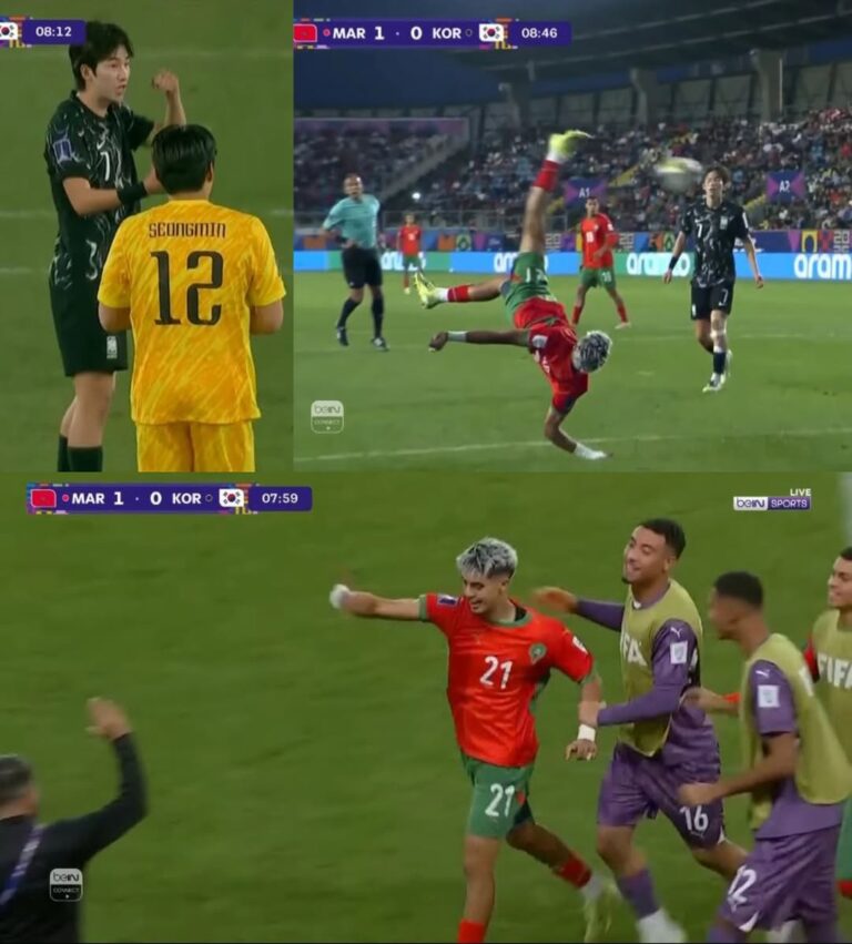 منتخب المغرب يحقق إنجازًا تاريخيًا بتسديدة مقصية مذهلة في كأس العالم، في لحظة لن تُنسى!