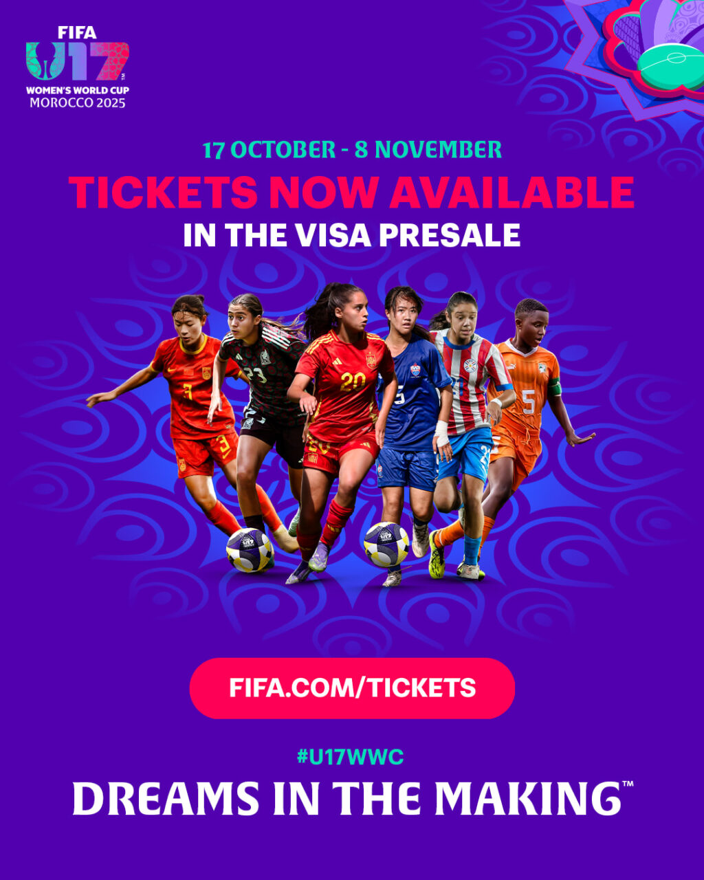 تذاكر كأس العالم للسيدات تحت 17 سنة FIFA في المغرب 2025 متاحة الآن حصريًا في المرحلة...
