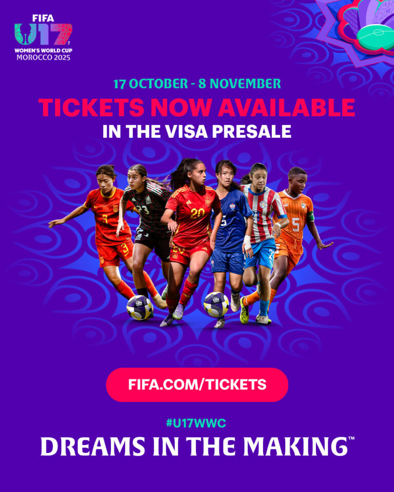 تذاكر كأس العالم للسيدات تحت 17 سنة FIFA في المغرب 2025 متاحة الآن حصريًا في المرحلة...