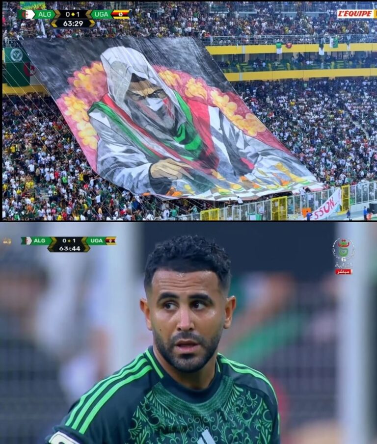 جماهير الجزائر تحصد جائزة أفضل تيفو في تاريخ كرة القدم بفضل هذه التحفة الفنية الرائعة...