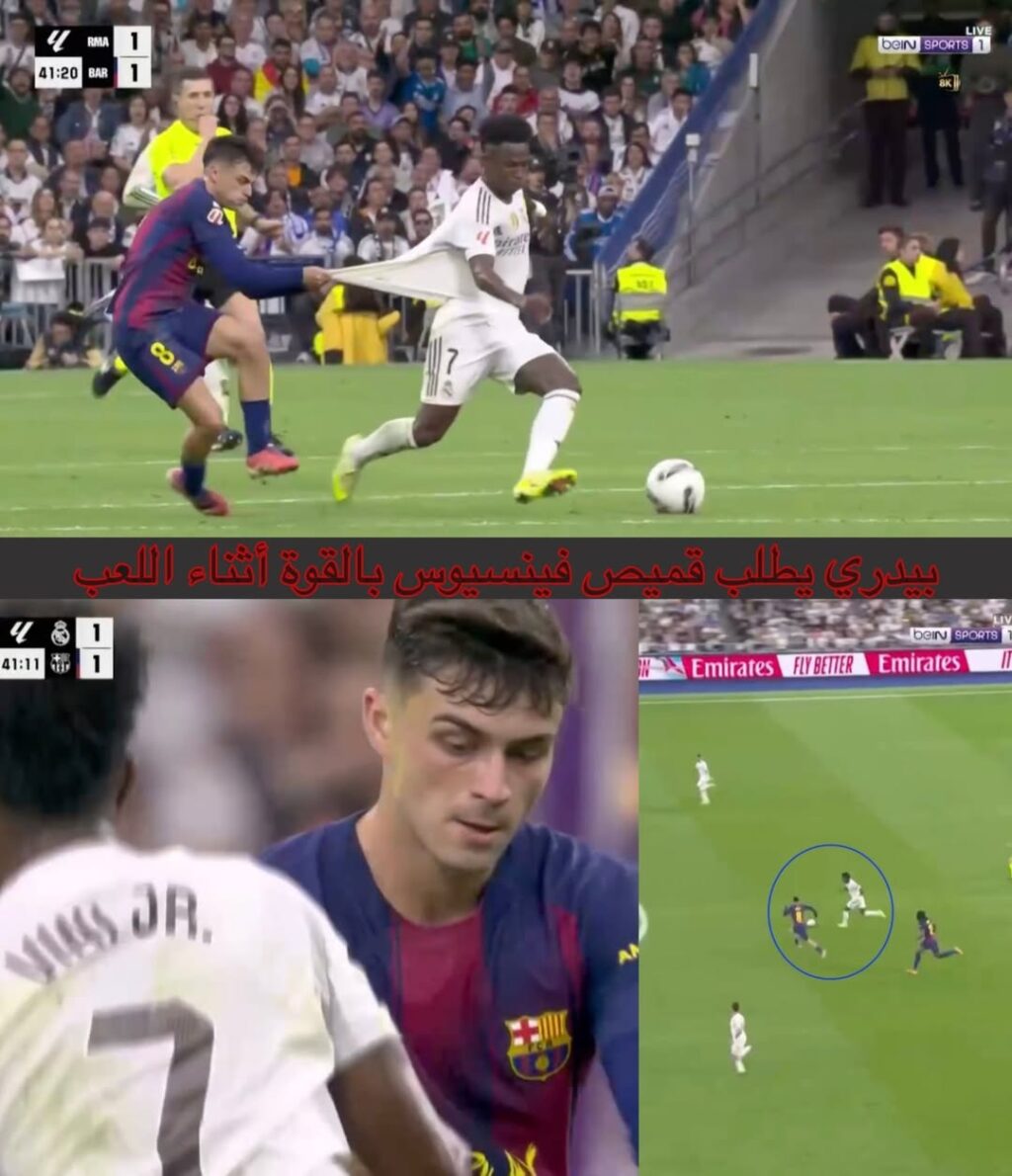 لأول مرة، لاعب يطلب قميص منافسه بطريقة غير تقليدية للاحتفاظ به. 1 لأول مرة، لاعب يطلب قميص منافسه بطريقة غير تقليدية للاحتفاظ به.