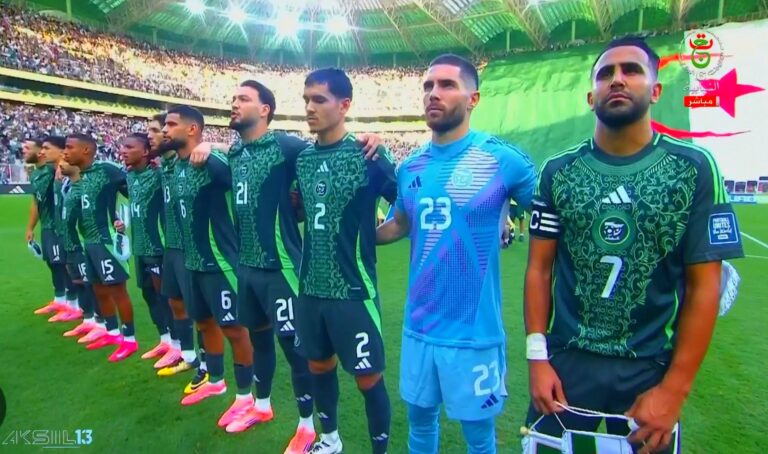 المنتخب الجزائري يتصدر المنافسة لنيل جائزة أفضل منتخب في إفريقيا لعام 2023.