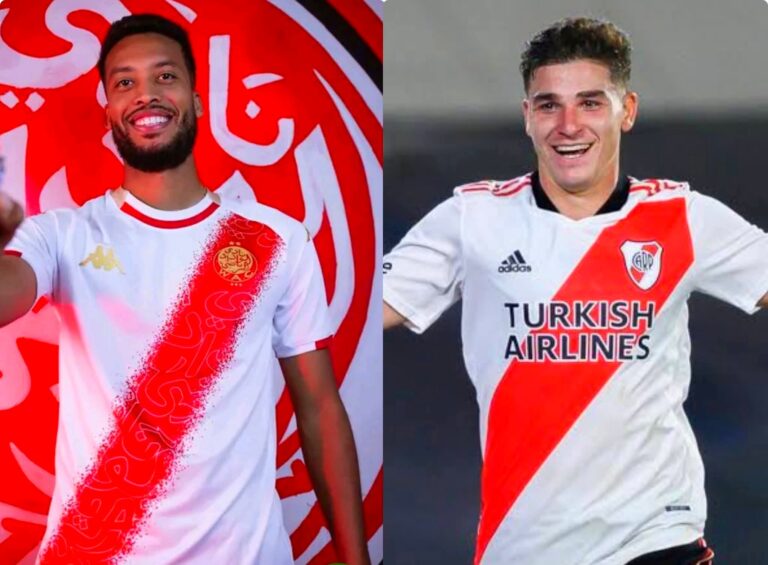 وداد الأمة في القميص الجديد: كابا يتألق بإبداع استثنائي أمام ريفير بليت في إفريقيا. 3 وداد الأمة في القميص الجديد: كابا يتألق بإبداع استثنائي أمام ريفير بليت في إفريقيا.