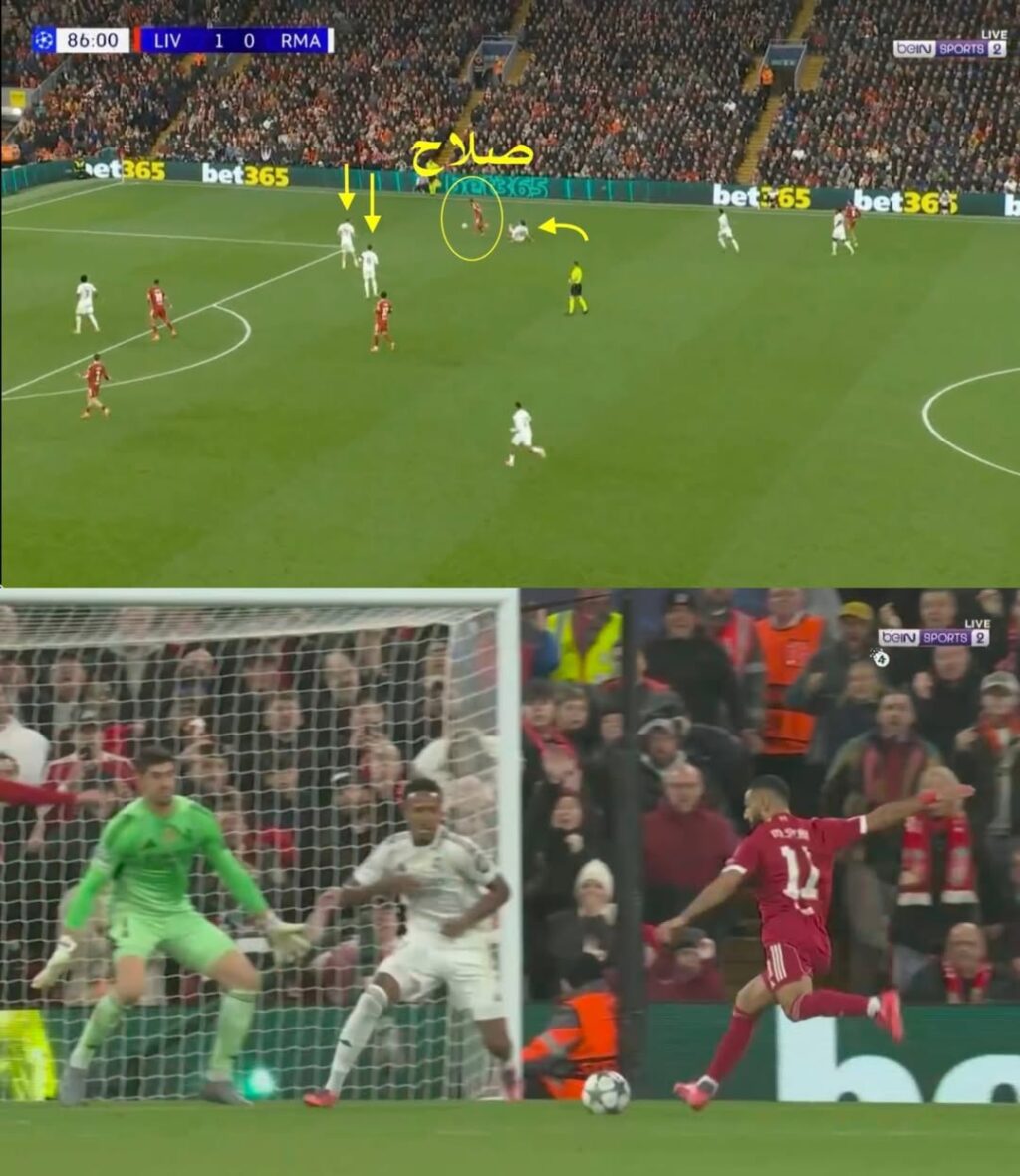 محمد صلاح يواجه حدثًا مفاجئًا وصادمًا خلال أقل من 5 ثوانٍ في مباراة ليفربول ضد ريال مدريد...