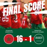 المنتخب المغربي لقصار القامة يُحقق انتصاراً ساحقاً على نظيره السعودي بنتيجة 16-...