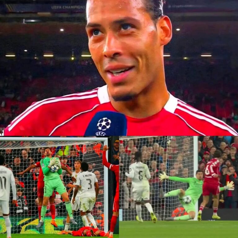 فيرجيل فان دايك: "لو لم يكن كورتوا اليوم، لكان ريال مدريد خسـر 4-0 أمامنا."