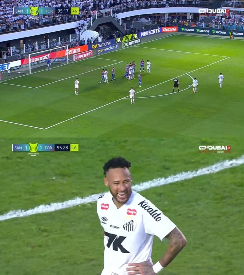 نيمار يبتكر طريقة مذهلة لتنفيذ ركلة حرة مجنونة في اللحظات الأخيرة! 1 نيمار يبتكر طريقة مذهلة لتنفيذ ركلة حرة مجنونة في اللحظات الأخيرة!