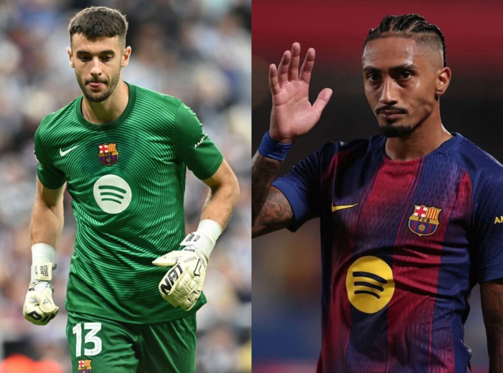 الخبر السار: رافينيا وخوان غارسيا سيتواجدان في تشكيلة المباراة القادمة ضد تشي.