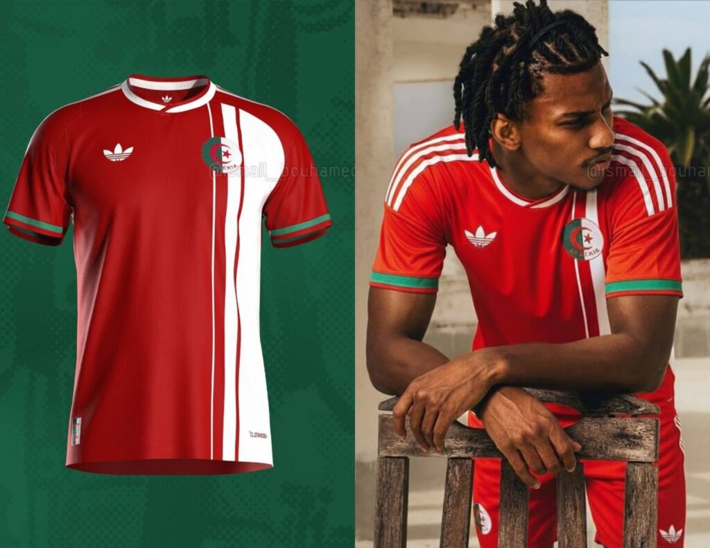إطلاق القميص الثالث للمنتخب الجزائري بشكل رسمي