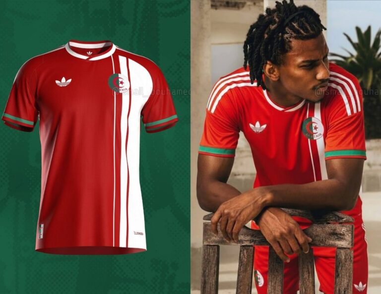 إطلاق القميص الثالث للمنتخب الجزائري بشكل رسمي