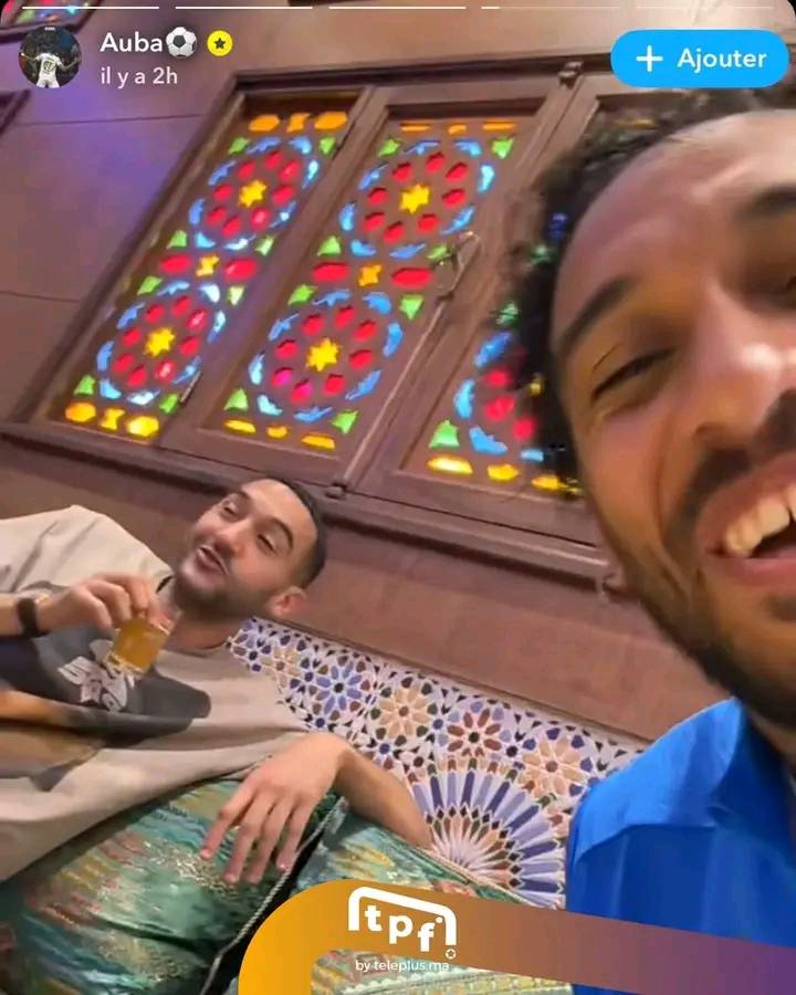 حكيم زياش يجتمع مع صديقه أوباميانغ في المغرب!