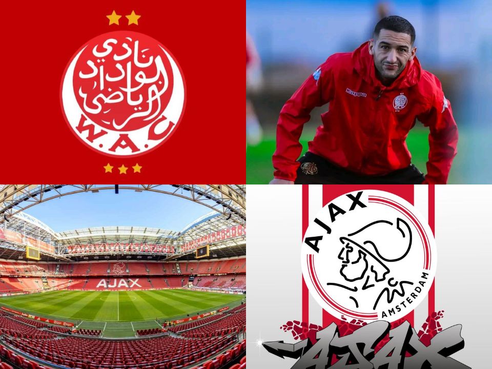 تغطية صحفية هولندية: حضور حكيم زياش في المباراة الودية بين الوداد وأياكس أمستردام يوم...