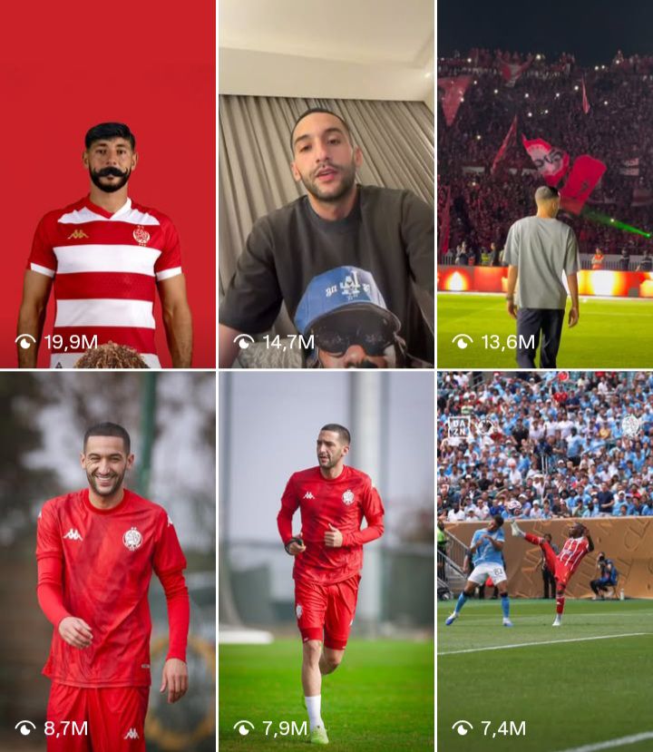 تاريخ النادي الأكثر شعبية وتفاعلاً في إفريقيا على صفحته الرسمية...