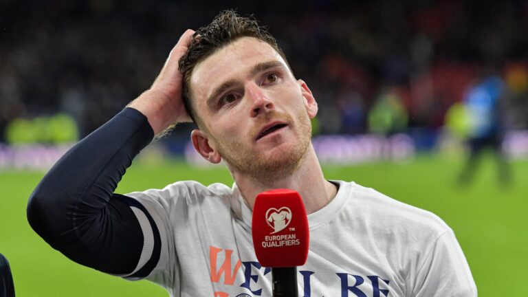 "J’ai pensé à mon ami Diogo Jota toute la journée", l’émotion d’Andrew Robertson après la qualification de l’Ecosse
