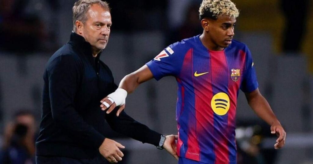 هانسي فليك يواجه صراعًا داخليًا حول لامين يامال يهدد استقرار الفريق! – الجول