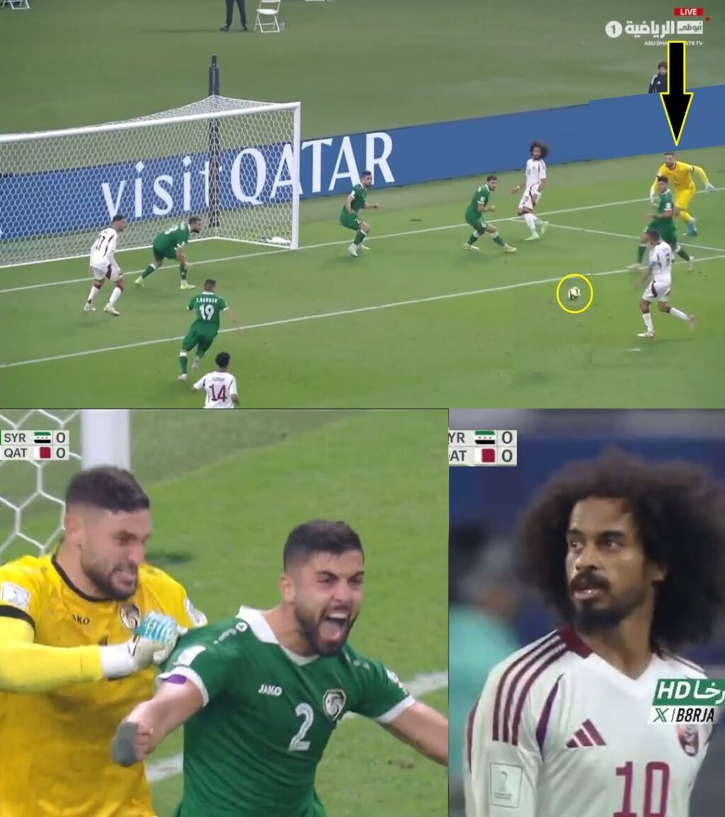 أول عملية إنقاذ مذهلة وجنونية ستُدوّن في تاريخ كأس العرب باسم لاعب سوري مبدع.
