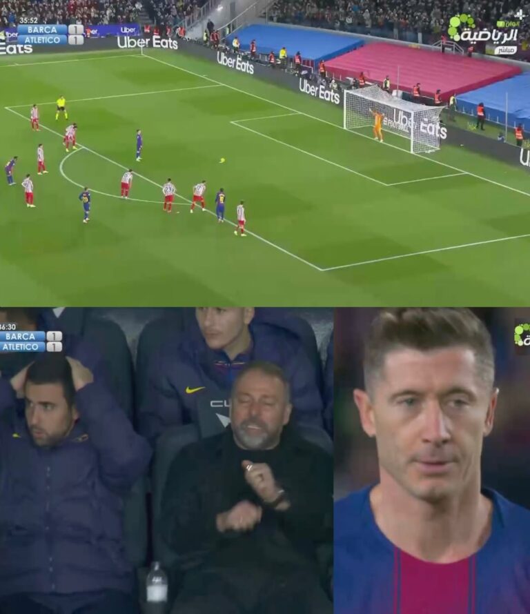 ليفاندوفسكي يسجل إنجازًا تاريخيًا كأول لاعب يسقط الكرة خارج الملعب أثناء تنفيذ...