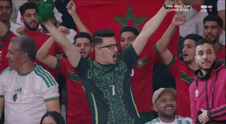 جماهير مغربية تحتفي بالجزائرية في لحظة أخوة تتجاوز حدود مواقع التواصل الاجتماعي.
