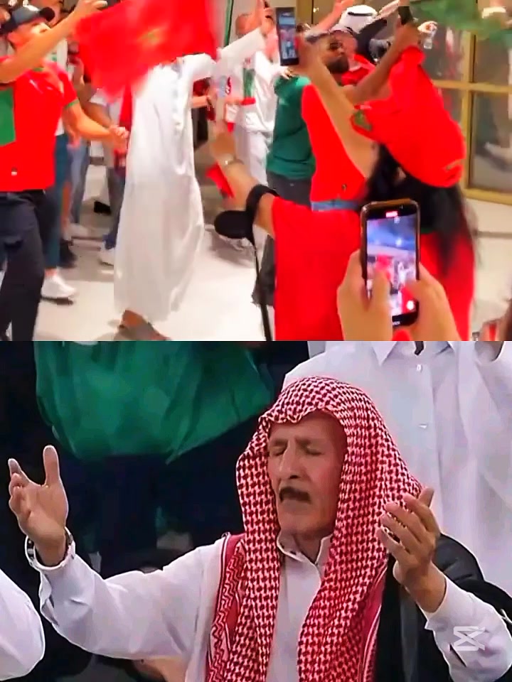 الجمهور المغربي يشعل الأجواء ببهجة لا تضاهى، لحظات لا تُنسى في المدرجات!