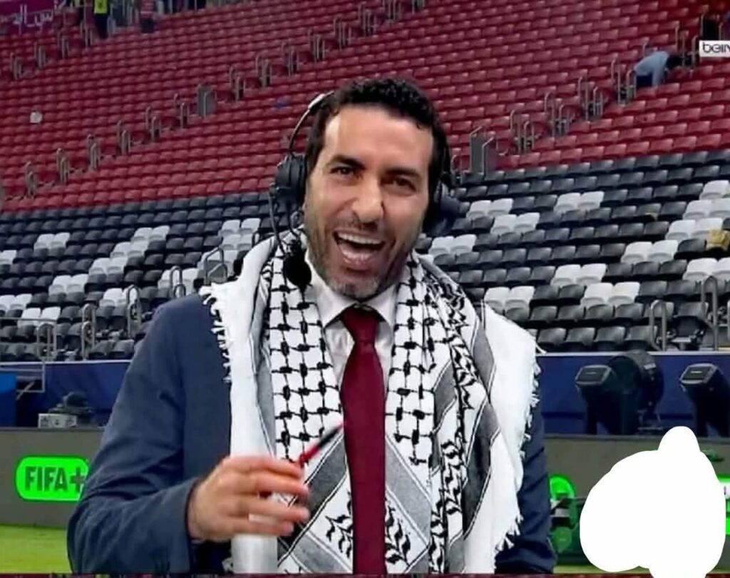 أبو تريكة وتصريح يظل عالقاً في الأذهان: فلسطين صامدة منذ 70 عاماً، ولا تزال متمسكة بقضيتها.