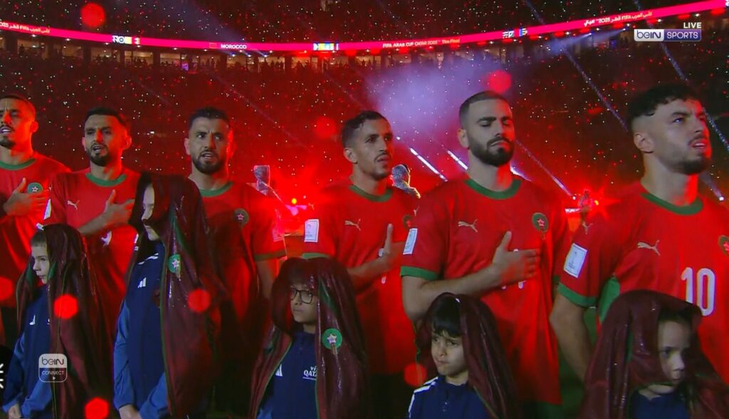 قناة beIN SPORTS: أجمل لحظة مميزة في كأس العرب للاعبي المنتخب المغربي أثناء...